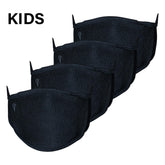 2-Layer Anti-Bacterial Protection Mask for Kids, Size- Medium (8-12 Yrs) - Pack of 4